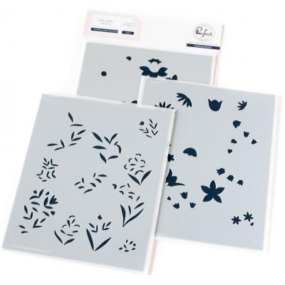 Pinkfresh Studio Stencil - Modern Botanicals